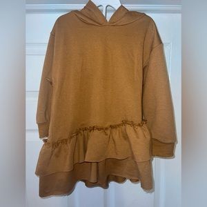 Toddler girl stylish long sweatshirt